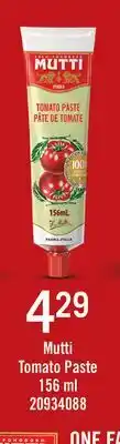 Fortinos MUTTI TOMATO PASTE offer