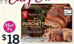 Fortinos PC PORCHETTA PORK ROAST, 1.2 KG offer