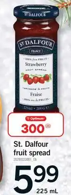 Fortinos ST. DALFOUR FRUIT SPREAD, 225 ML offer
