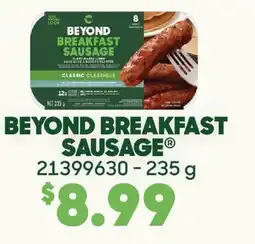 Fortinos BEYOND BREAKFAST SAUSAGE , 235 G offer