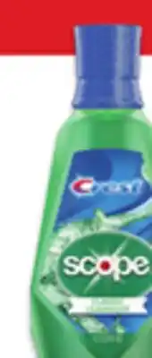 Walmart Crest Scope mouthwash1 L or Oral-B toothbrushes 4-pack offer