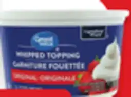 Walmart Great Value whipped topping 1 L offer