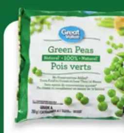 Walmart Great Value green peas offer