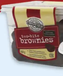 Walmart two-bite brownies 608 g offer
