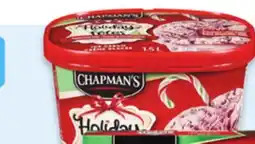 Walmart Chapman's Holiday Moments ice cream tubs offer
