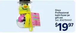 Walmart Onyx Professional bath fizzer jar gift set offer