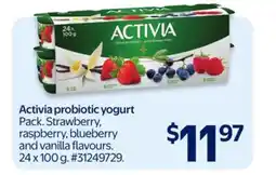 Walmart Activia Probiotic Yogurt offer