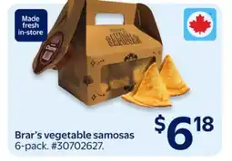 Walmart Brar's Vegetable Samosas offer