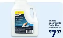 Walmart Equate Epsom salts offer