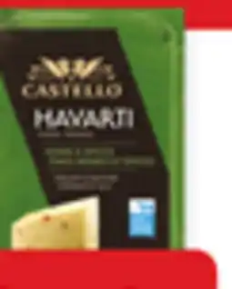 Walmart Castello cheese blocks, blue or gouda cheese 125 g - 200 g offer