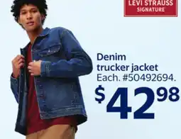 Walmart Denim trucker jacket offer