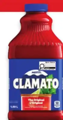 Walmart Mott's Clamato cocktail offer