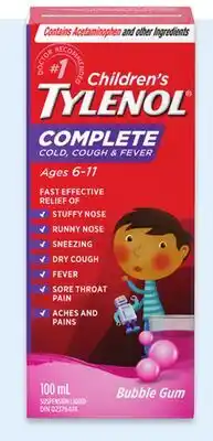 Walmart Children's Tylenol Complete Cold, Cough & Flu offer