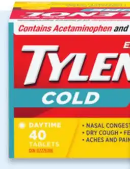 Walmart Tylenol Cold Extra Strength Day or Night offer