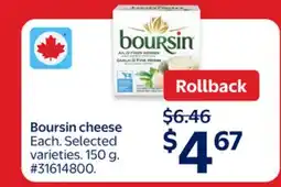 Walmart Boursin cheese offer