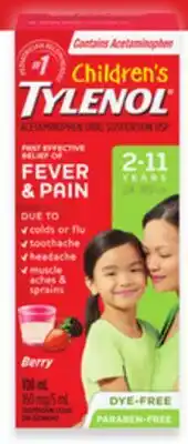 Walmart Children's Tylenol offer