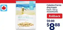 Walmart Caledon Farms dog treats offer