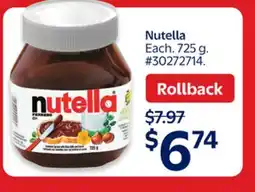 Walmart Nutella offer