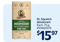 Walmart Dr. Squatch deodorant offer