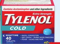 Walmart Tylenol Cold Extra Strength night offer