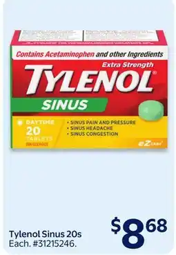 Walmart Tylenol Sinus offer