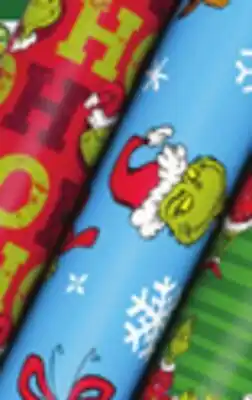 Walmart Licensed gift wrap 3-pack offer