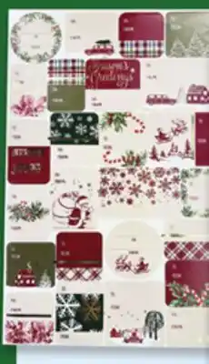 Walmart 100-Count peel & stick gift tags offer