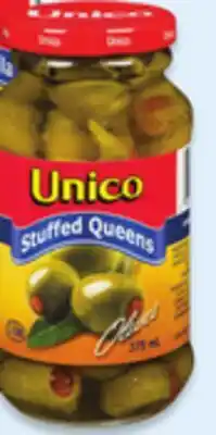 Walmart Unico stuffed Manzanilla olives offer