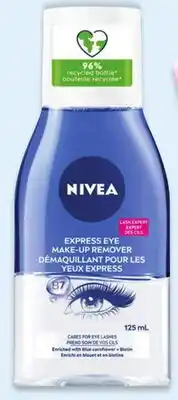 Walmart NIVEA make up remover 125 mL offer
