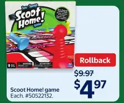 Walmart Scoot Home! game offer