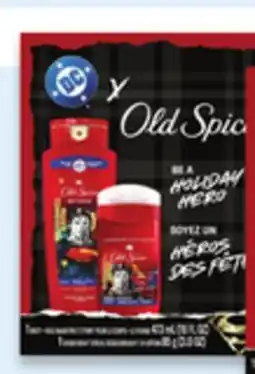 Walmart Old Spice Super-Man gift sets with deodorant 85 g and body wash 473 mL offer