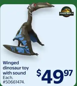 Walmart Winged dinosaur toy with sound offer