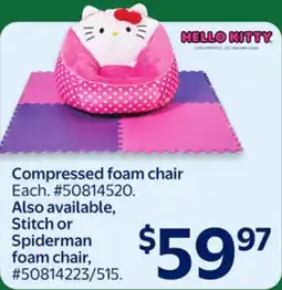 Walmart Compressed foam chair offer