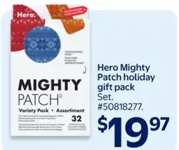 Walmart Hero Mighty Patch holiday gift pack offer