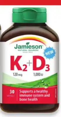 Walmart Jamieson Vitamin K2 + D3 30s offer