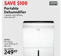 Home Hardware Portable Dehumidifier offer