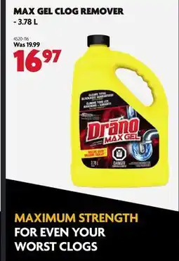 Home Hardware MAX GEL CLOG REMOVER - 3.78 L offer