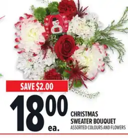Metro CHRISTMAS SWEATER BOUQUET offer