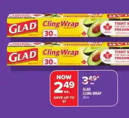 Metro GLAD CLING WRAP offer