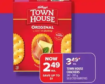 Metro TOWN HOUSE CRACKERS offer