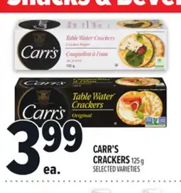 Metro CARR'S CRACKERS offer