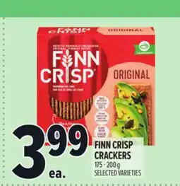 Metro FINN CRISP CRACKERS offer