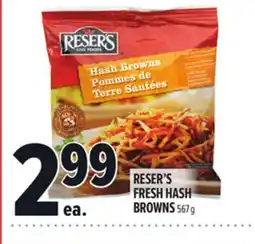 Metro RESER'S FRESH HASH BROWNS offer