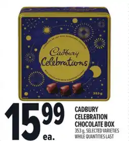 Metro CADBURY CELEBRATION CHOCOLATE BOX offer