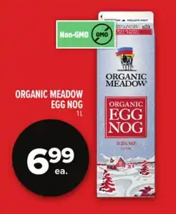 Metro ORGANIC MEADOW EGG NOG offer