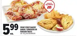 Metro FRONT STREET BAKERY DANISH, TURNOVERS OR PARISIAN TWISTS offer