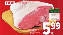 Metro FRESH LAMB LEG SHORT CUT offer