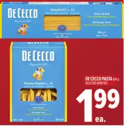 Metro DE CECCO PASTA offer