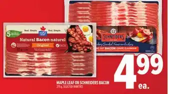 Metro MAPLE LEAF OR SCHNEIDERS BACON offer