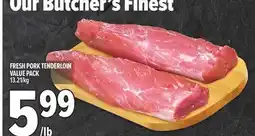 Metro OUR BUTCHER'S FINEST FRESH PORK TENDERLOIN offer
